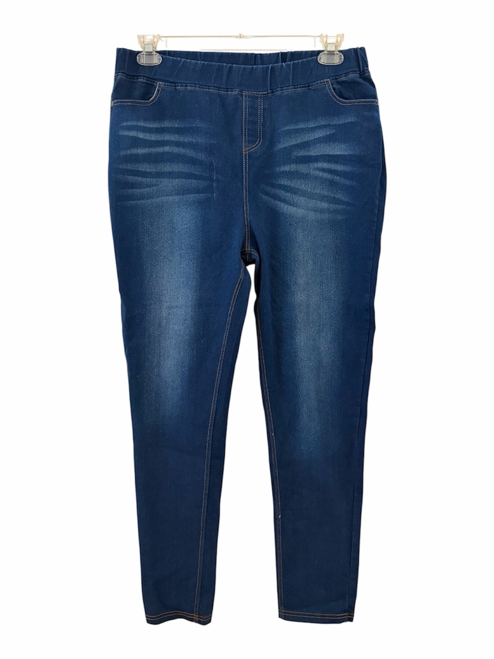 JVINI Plus Size Pull On Dark Wash Jeans size 3XL